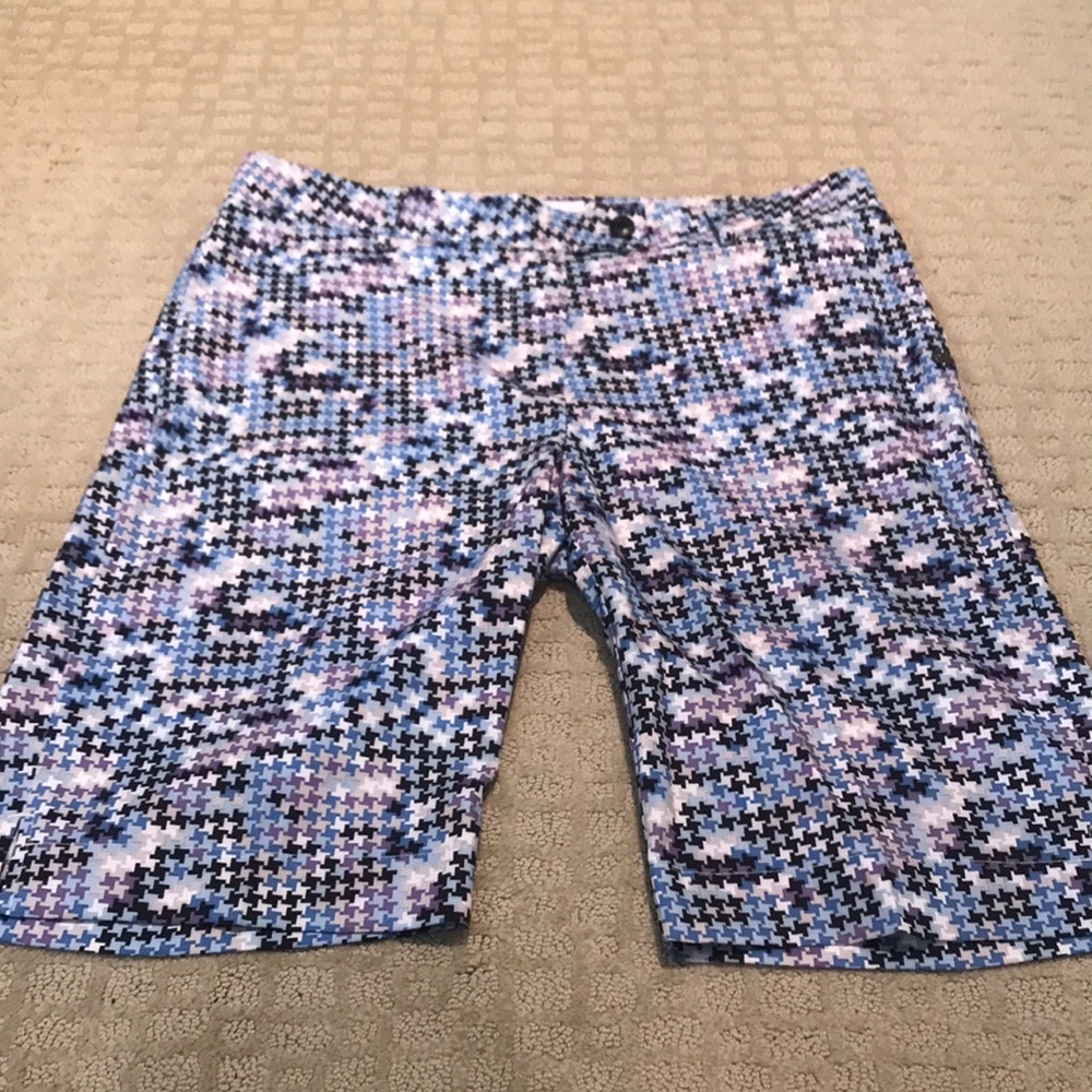 Just listed ❤️ fun purple gray navy and white golf shorts